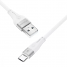 Кабель Proove Soft Silicone USB to Type-C 1М (белый)