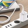 Кабель Proove Soft Silicone USB to Type-C 1М (белый)