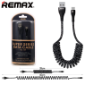 Кабель Type-C Remax RC-139a Super (Coiled Version), черный