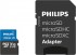Карта памяти Philips Ultra Pro microSDXC 128GB + SD Adapter
