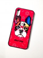Чехол Glass Case для iPhone X/Xs, Dog