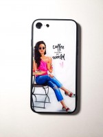 Чехол Glass Case для iPhone 7/8, Girl