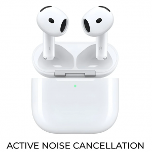 Беспроводные наушники копия Apple AirPods 4+ ANC Copy чип Jerry (белый)
