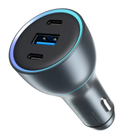 Автомобильное Зарядное Устройство Proove Super Charge 130W (2 Type-C + USB)