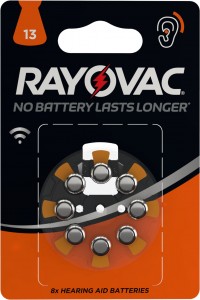 Батарейка для слуховых аппаратов Varta RAYOVAC ZA13  P13 PR48 8шт.