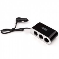 АЗУ разветвитель WF-013 (3 разъема / 1 USB) АЗУ разветвитель WF-013 (3 разъема / 1 USB)