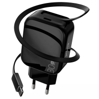 Сетевое зарядное устройство Proove Fixtape GaN Type-C 30W (чёрный)