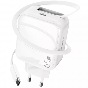 Сетевое зарядное устройство Proove Fixtape GaN Type-C 65W (белый)