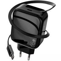 Сетевое зарядное устройство Proove Fixtape GaN Type-C 65W (чёрный)