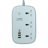 Сетевой Удлинитель LDNIO SCW3451 3 ports / PD / 3USB / 1 QC 3.0 / 1 Type-C / WiFi