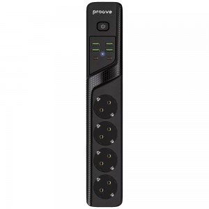 Сетевой фильтр Proove Power Strip P-04 (4 розетки + 4 USB + 2 Type-C) 3М