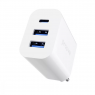 Cетевое зарядное устройство Proove Rapid 30W (2 USB + Type-C) (белый)