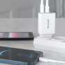 Cетевое зарядное устройство Proove Rapid 30W (2 USB + Type-C) (белый)