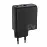 Сетевое Зарядное Устройство Proove Shot GaN 67W (2Type-C + USB) (черный)