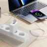 СЕТЕВОЕ ЗАРЯДНОЕ УСТРОЙСТВО PROOVE SHOT GAN 67W (2TYPE-C + USB) (белый)