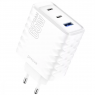 Сетевое Зарядное Устройство Proove Speed Surge Gan 65W (USB + 2 Type-C)