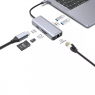Type-C-Хаб Proove Iron Link 6 in 1 (2*USB3.0 + SD/TF + RJ45 + HDMI)