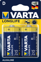 Батарея VARTA LONGLIFE D 2шт.