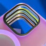 Чехол WAVE Matte Gradient Colors with Magnetic Ring iPhone 15 Pro Max (зеленый/синий)