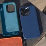 Чехол WAVE Premium Leather Edition Case with MagSafe iPhone 15 Pro (чёрный)