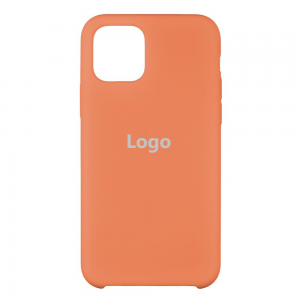 Чехол Silicone Logo для iPhone 11 Pro (оранжевый)