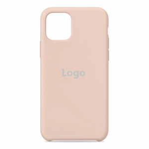 Чехол Silicone Logo для iPhone 11 Pro (розовый песок)