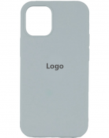 Чехол Silicone Full Size для iPhone 12 mini (серый)