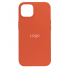 Чехол Silicone Full Size для iPhone 13 (оранжевый)