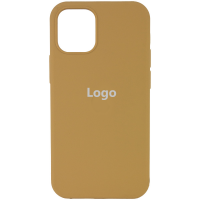Чехол Silicone Full Size для iPhone 13 Pro Max (светло коричневый)