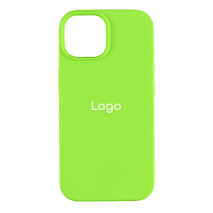 Чехол Silicone Full Size для iPhone 13 Pro Max (зелёный)